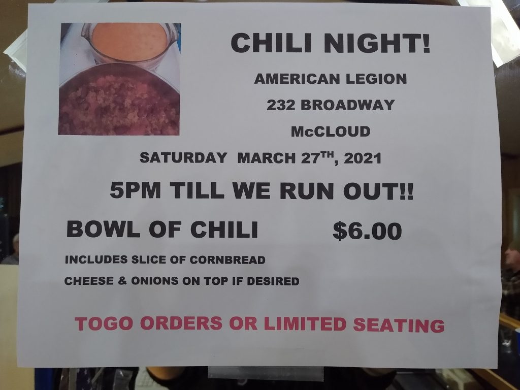 Chili night